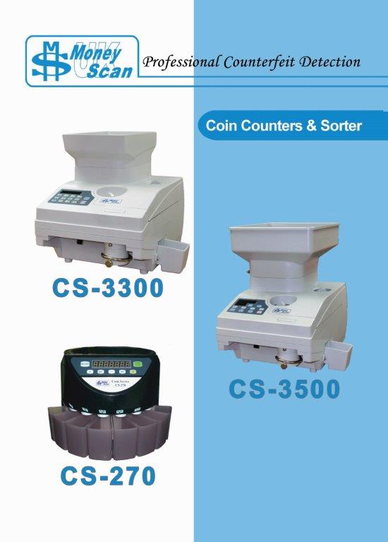 Money Scan 
CS-3300/ 3500 (Coin Counter)